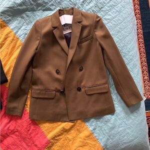 GUC Sézane Veste Christie Jacket in Khaki - Sz 34 FR / 2 US
